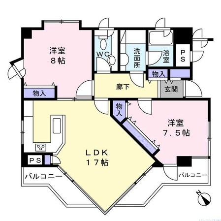 コンドミニアムテレジアの物件間取画像